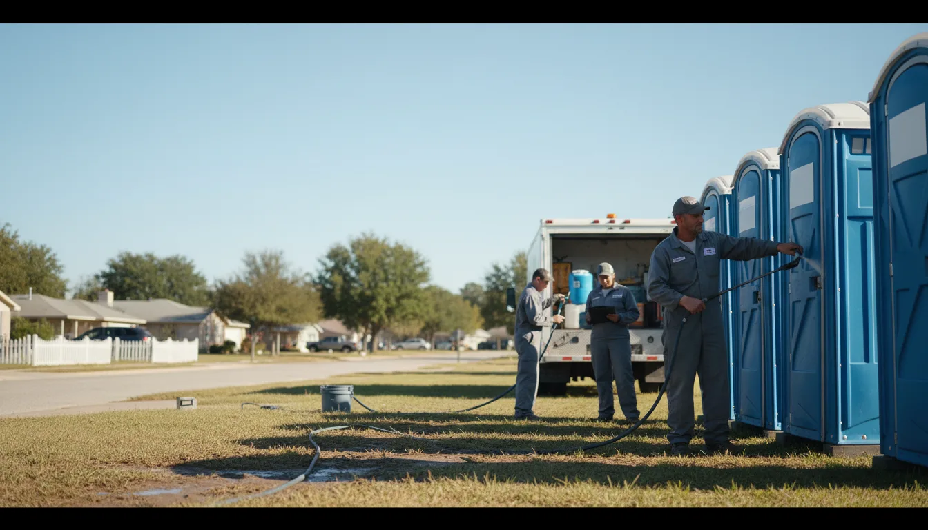 Long-Term Portable Toilet Rental in Pottsboro, TX near me